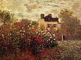 Claude Monet The Garden at Argenteuil painting